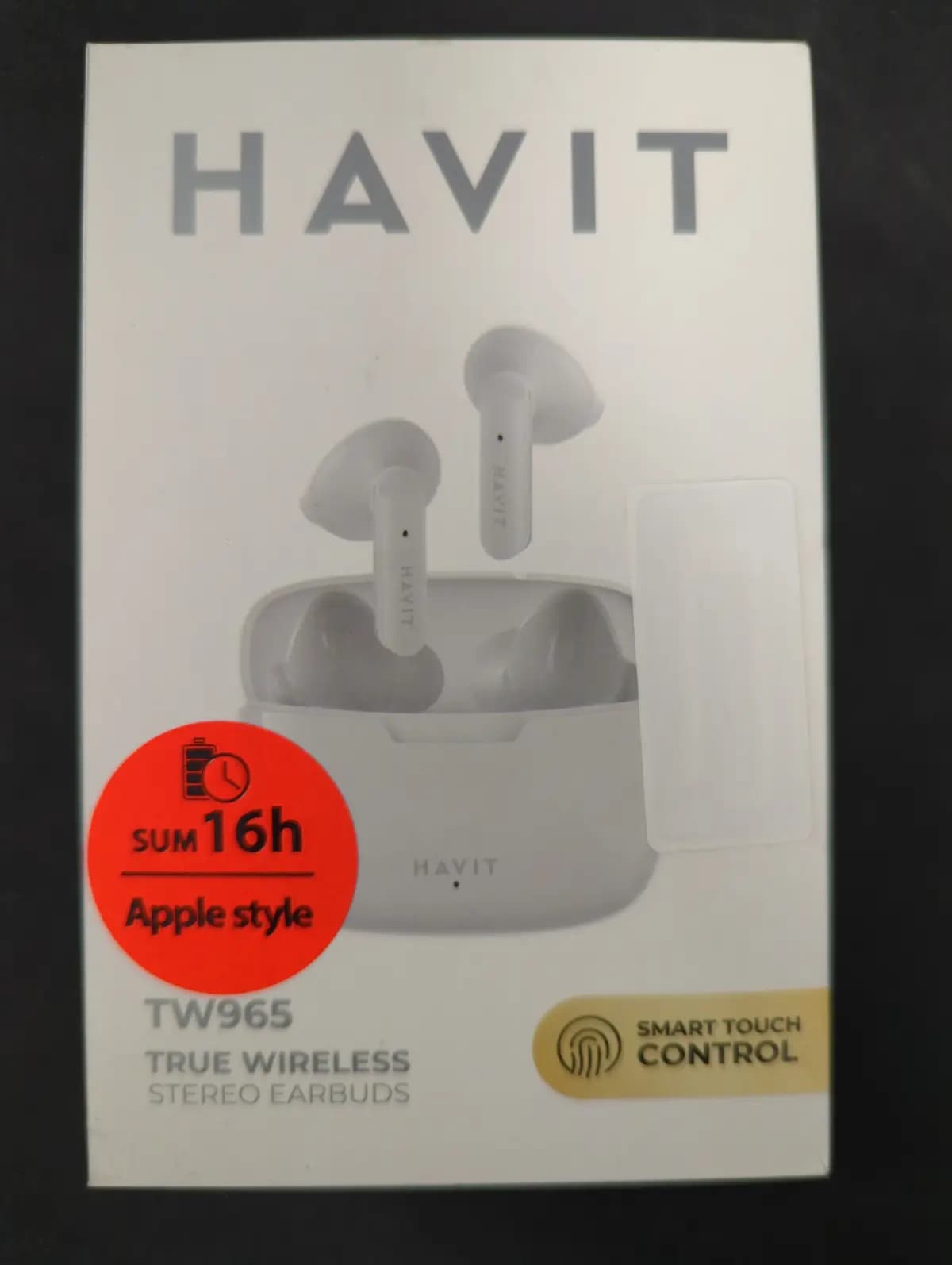 Havit wireless earbuds TW965, white - Headphones