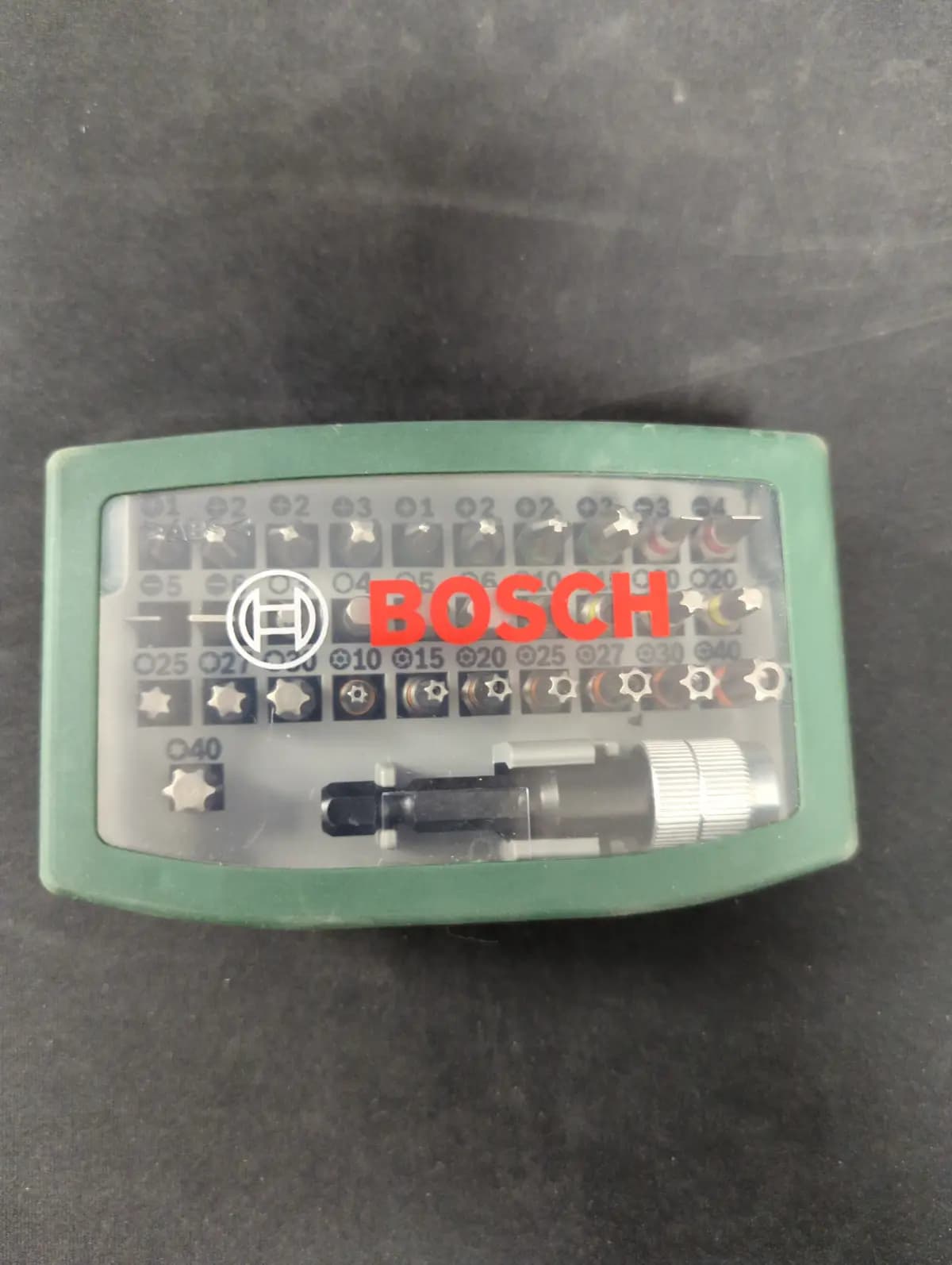 Bosch atsuktuvų antgalių rinkinys, 32 vnt