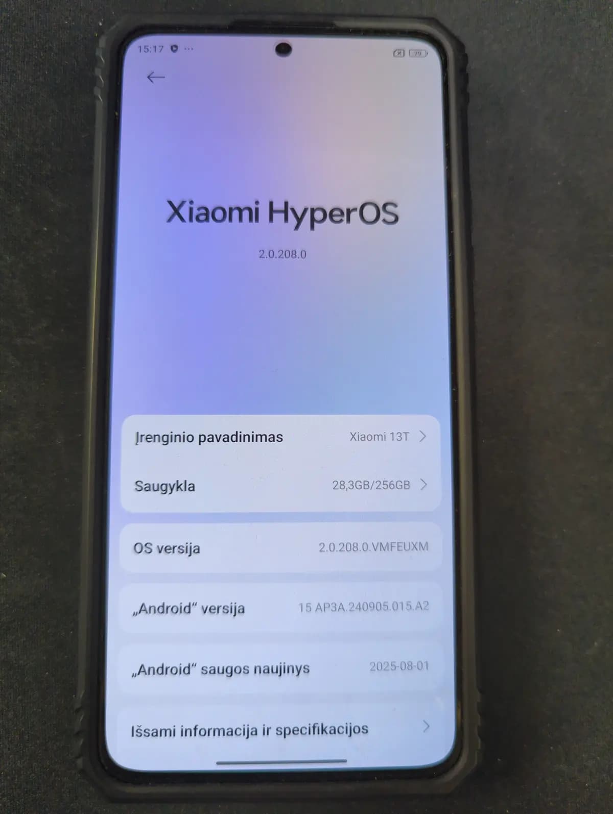 Xiaomi 13T Black 8GB RAM 256GB ROM