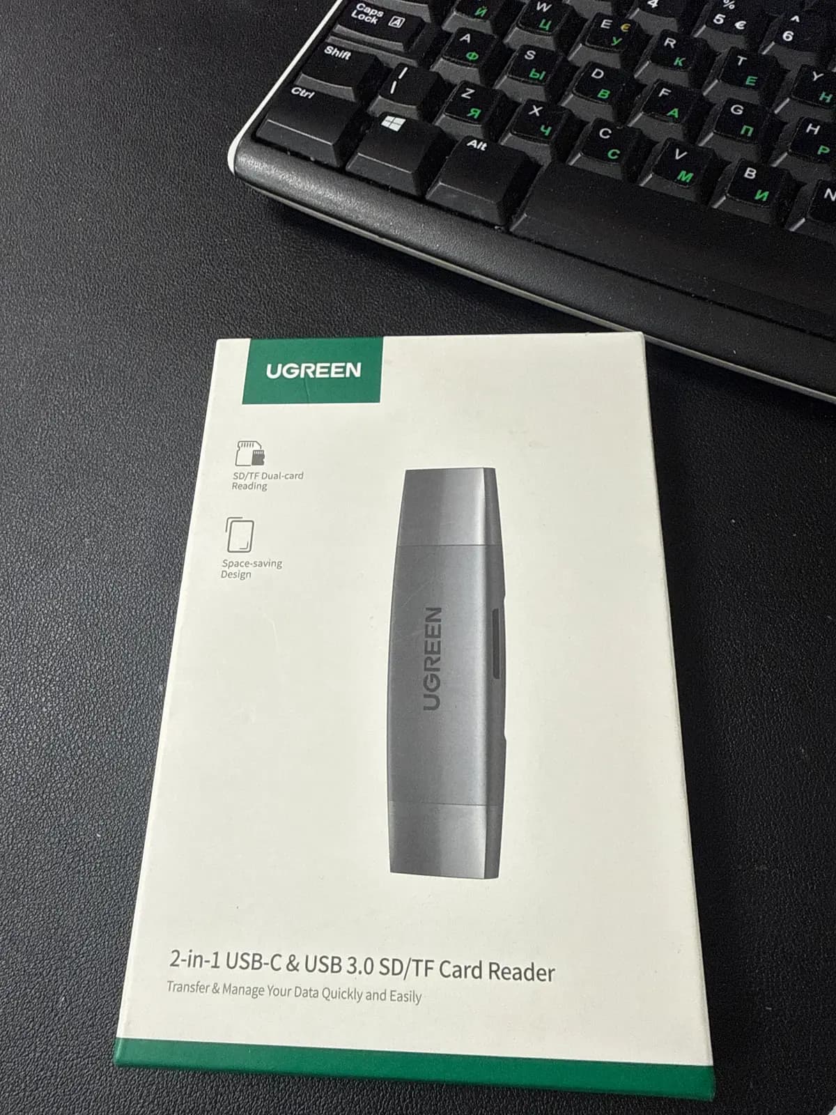 USB adapter Ugreen CM304 USB-C - USB Black (80191B)