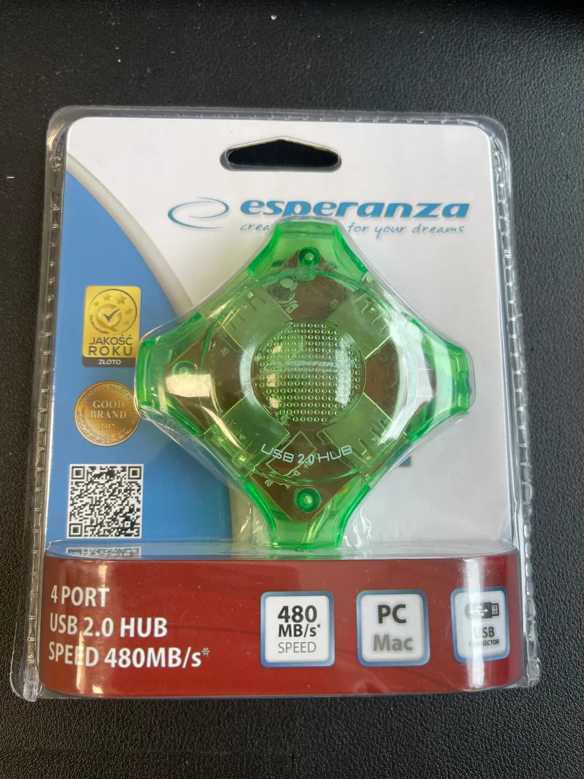 HUB USB Esperanza EA150G 4 porty USB 2.0