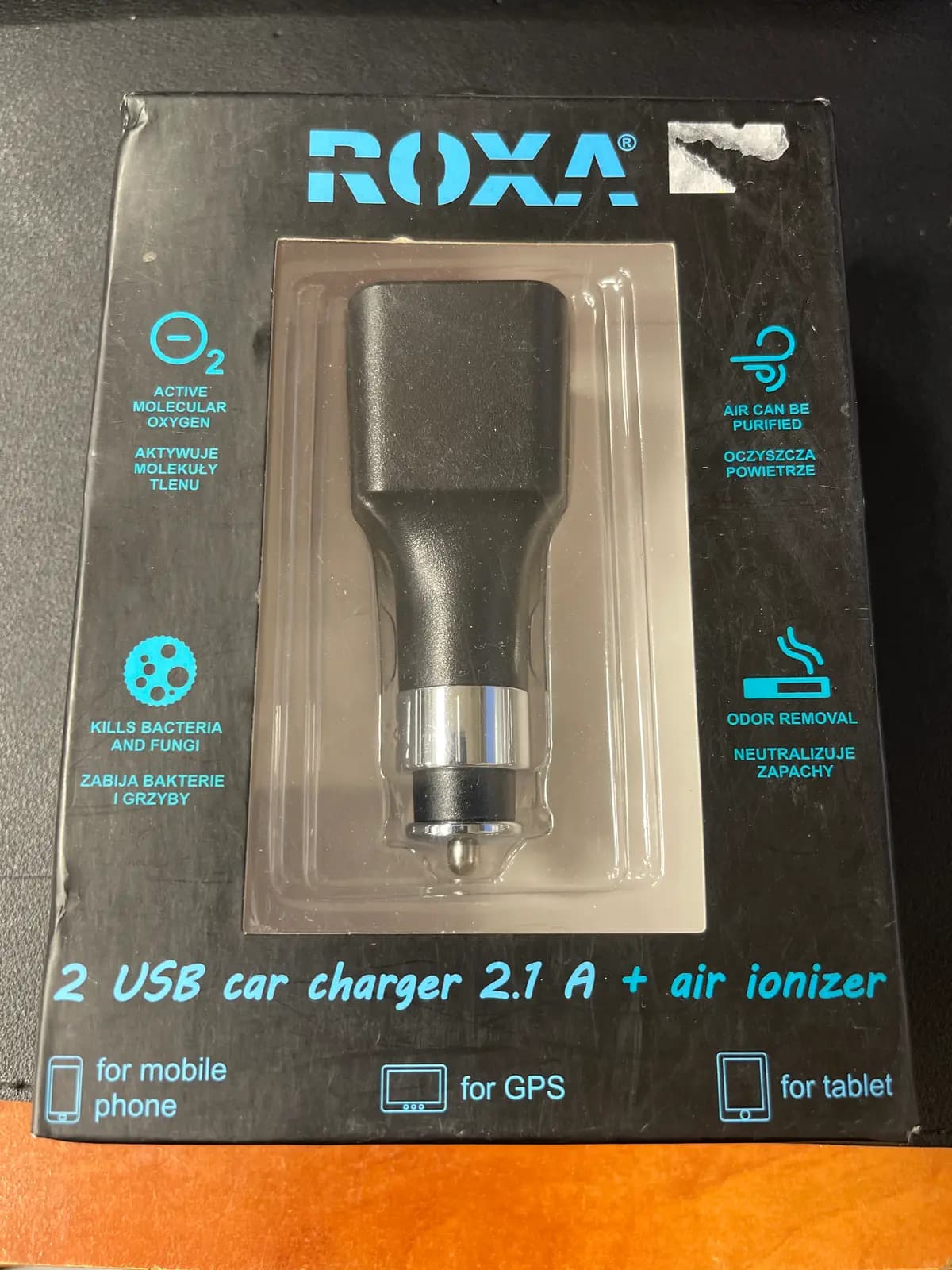 **Automobilinis įkroviklio šakotuvas 2 USB-A