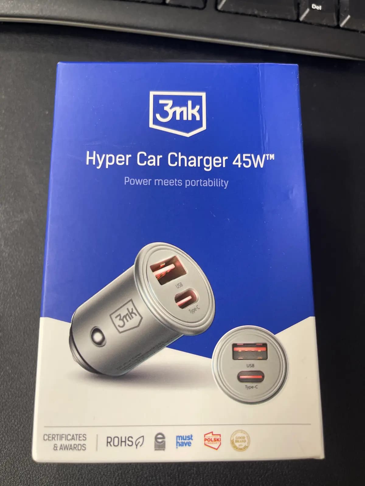 Automobilinis įkroviklis 3MK HyperCar Charger, 1 x USB