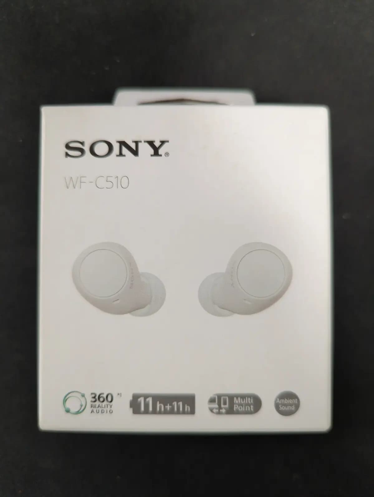 Sony WF-C510 Truly Wireless Headphones, White - Ausinės