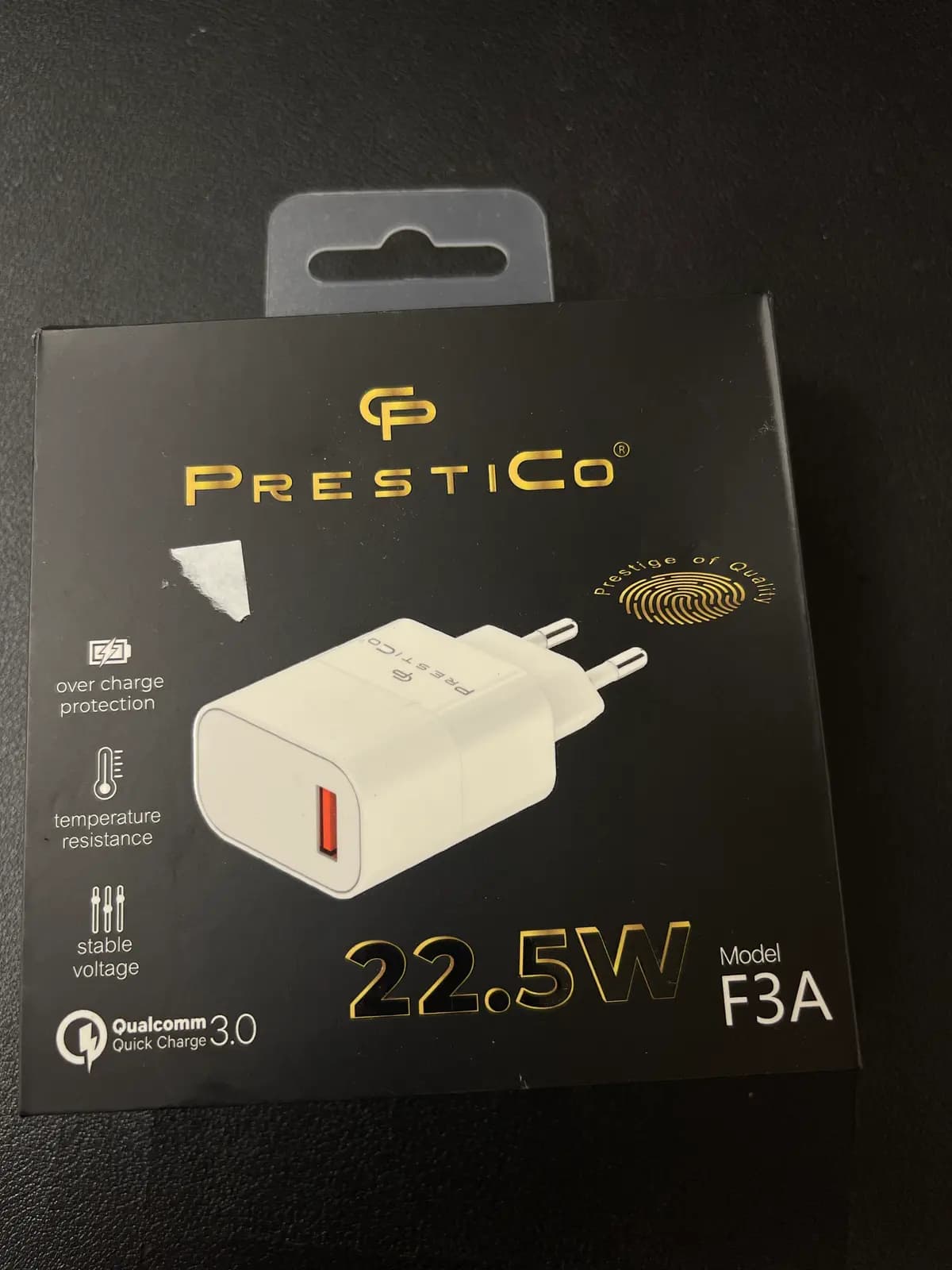 įkroviklis, USB-A, 22,5 W