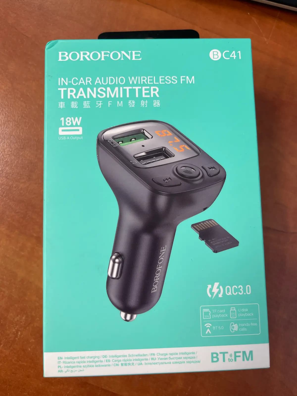 Borofone BC41 Bluetooth MP3 grotuvas/FM bangų