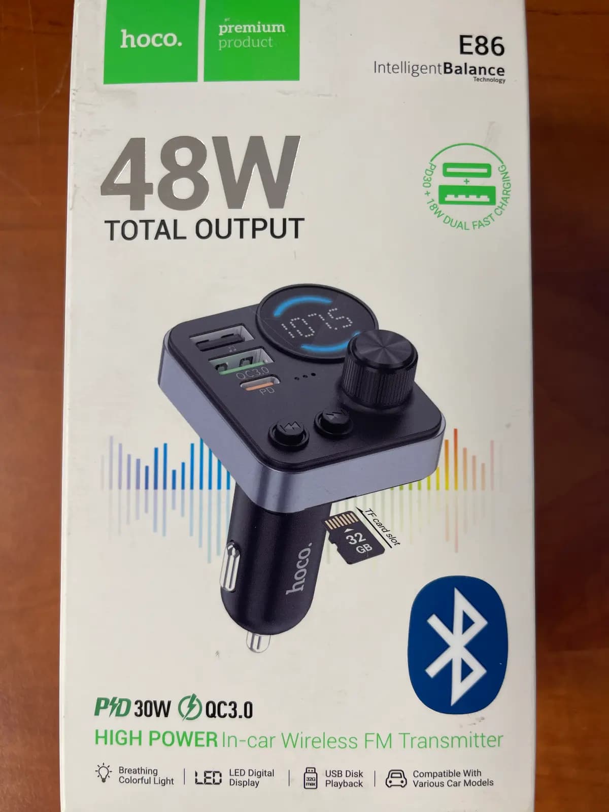 Hoco DOT 86 BT FM modulators A+C 30W