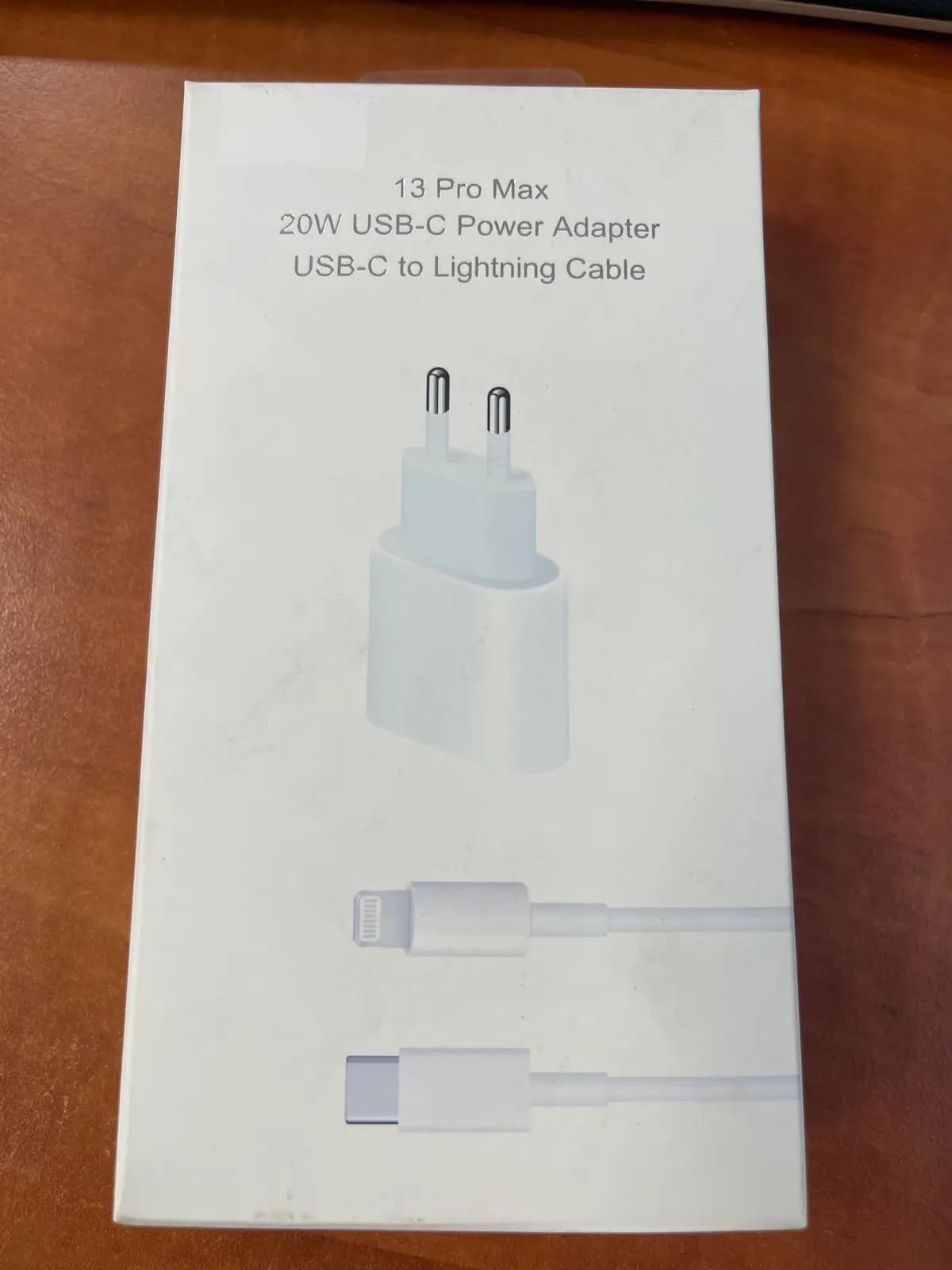 Apple 20W USB-C Power Adapter i cable lightning 1m
