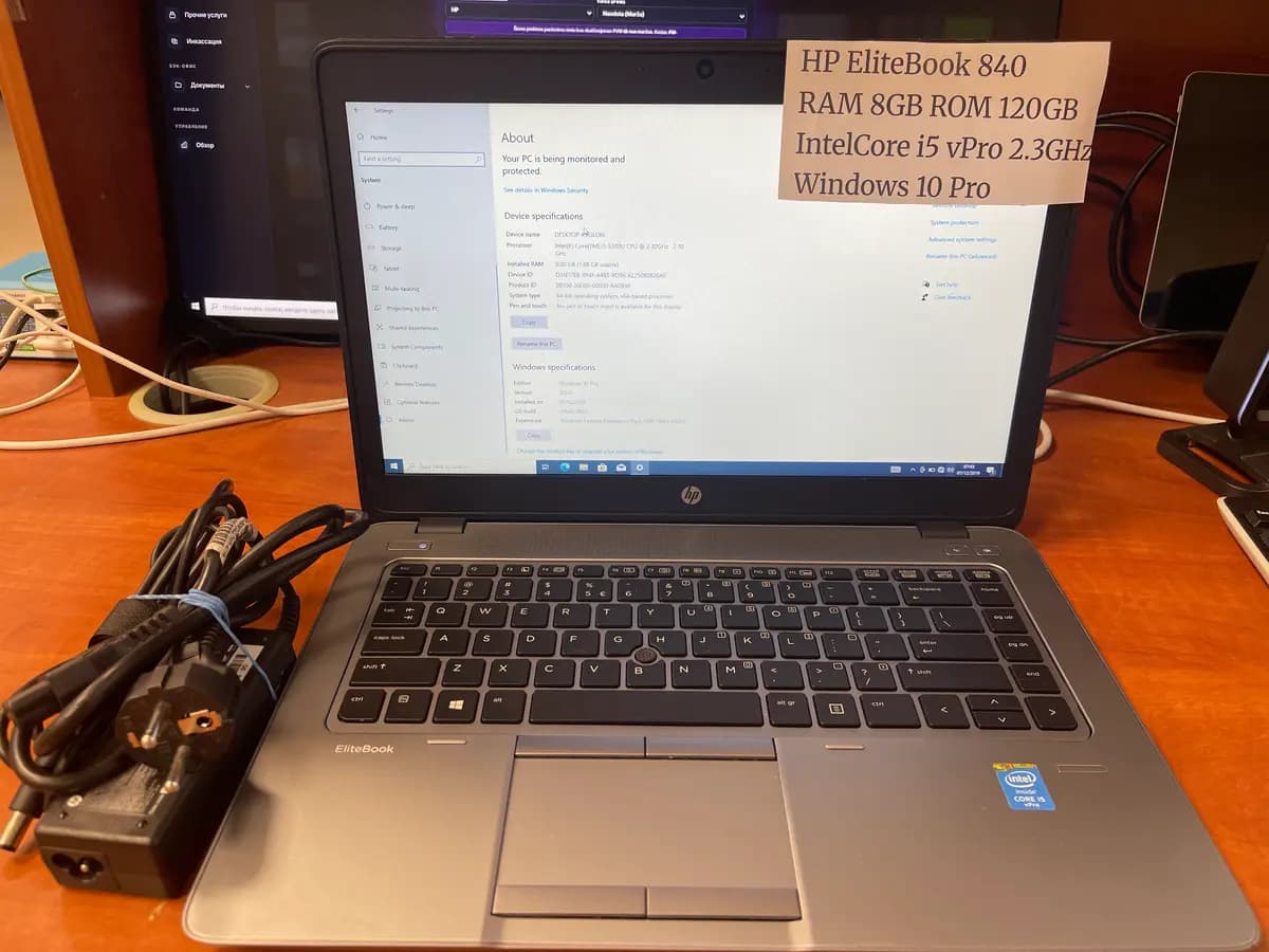 Nes. Kompiouteris HP EliteBook 840 RAM 8/120GB