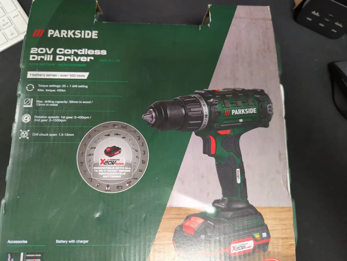 Parkside Akumuliatorinis greztuvas