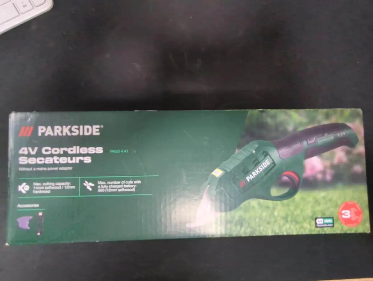 Parkside Akumuliatorines sodo zirkles