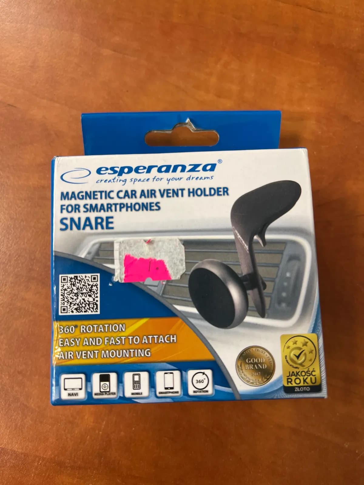 Telefono laikiklis Esperanza EMH130, magnetinis